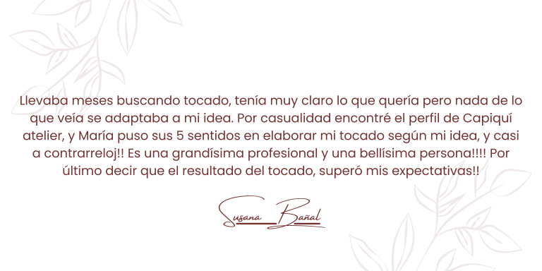 capiquiatelier tocados novias